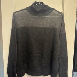 Zara Black Knit Top size: 6-8